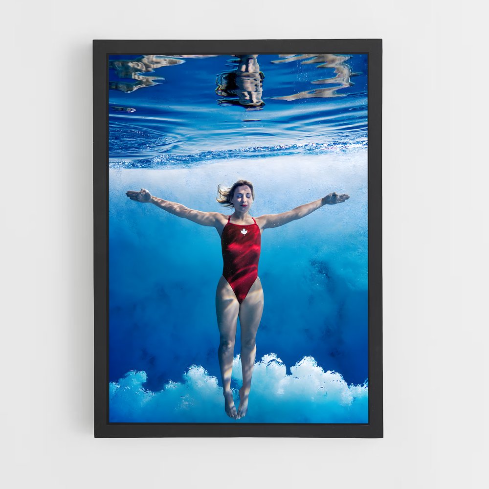 Poster Lysanne richard – affiche Plongeon de falaise (vue 2)